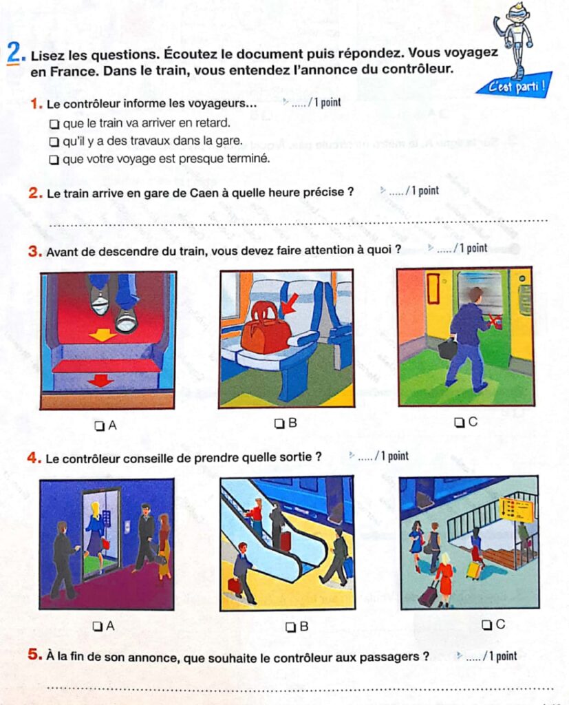 Français 6ème Primaire ( 1 ) : Compréhension De L’oral – École Saint ...